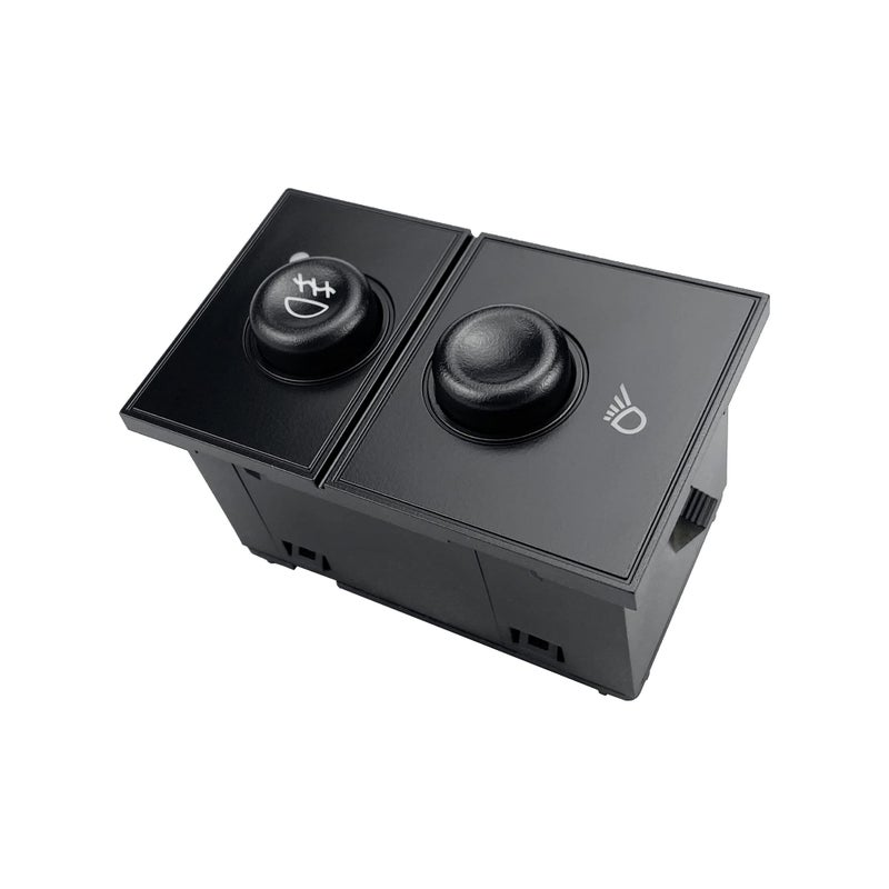 RLP Fog Light Switch Cargo and Fog Lamp Switch Compatible with 2003-2006 Ca-dillac Escalade Chevy Silverado 1500 2500 3500 GMC Sierra 1500 2500 3500 Replaces 15143597 15076588 - Image 2